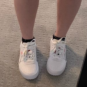 Hello Kitty Puma White Sneakers
